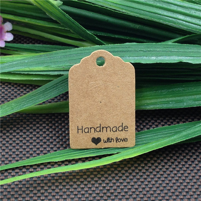Mini Kraft Gift Tags, 100 Pieces – image 4