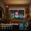 Smart App-Controlled LED Christmas Curtain Lights