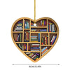 Heart-Shaped Bookshelf Acrylic Ornament – image 2