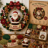 DIY Felt Christmas Wreath Kit – Santa & Snowman