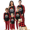 Family Christmas Crew Santa Hat & Plaid Pyjamas