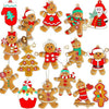 Wooden Gingerbread Christmas Pendant, 8 cm – image 5