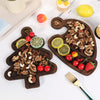 Wooden Christmas Tree & Santa Hat Serving Tray