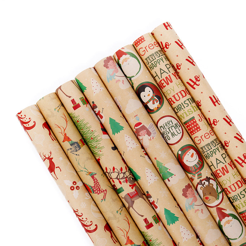 Christmas Character Kraft Gift Wrap – image 5