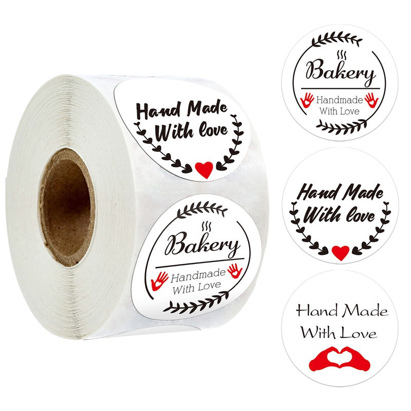 Kraft Gift Wrapping Label Stickers – image 4