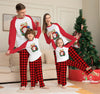 Family Santa Raglan & Red Plaid Christmas Pyjamas
