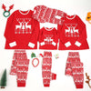 Family Red Reindeer & Snowflake Christmas Pyjamas – image 3