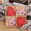 Wooden Christmas Ornament Set, 12 Pieces – image 2