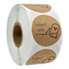Kraft Gift Wrapping Label Stickers – image 3