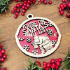 Funny Wooden Christmas Hanging Ornament – image 2
