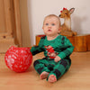 Family Green Tartan Raglan Christmas Pyjamas – image 4