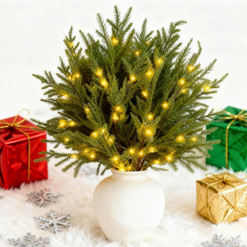 Decorative Christmas Pine Branch Set