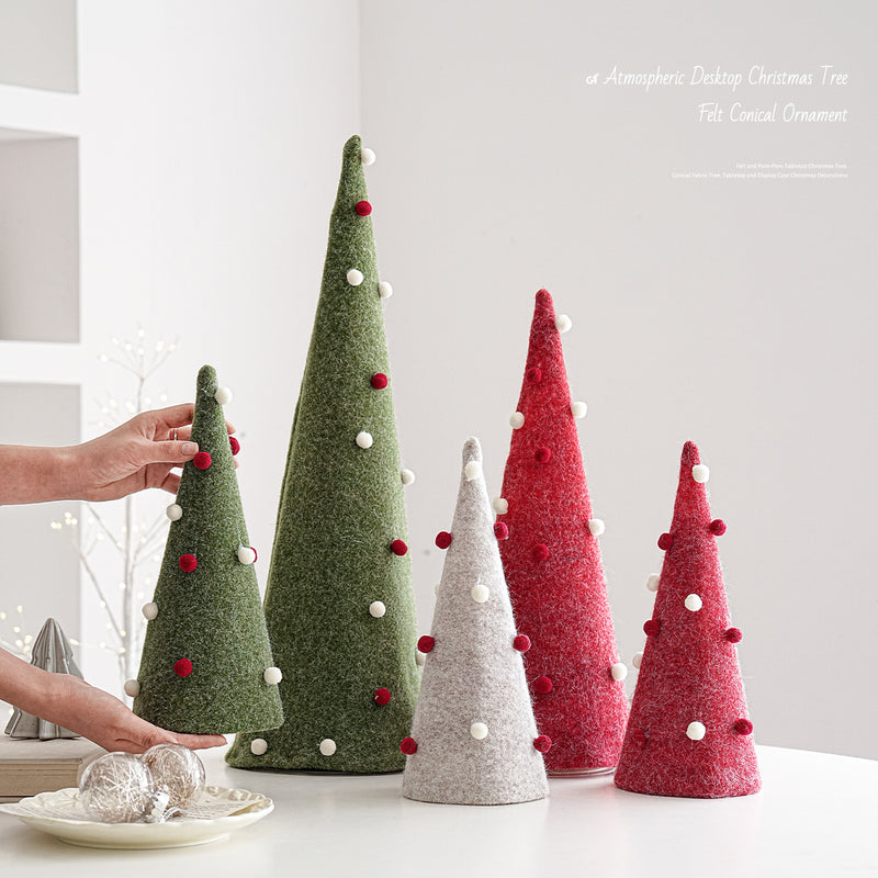 Felt Pom-Pom Christmas Tree Ornament