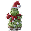 Green Christmas Snowman Figurine – image 3