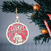 Funny Wooden Christmas Hanging Ornament – image 5