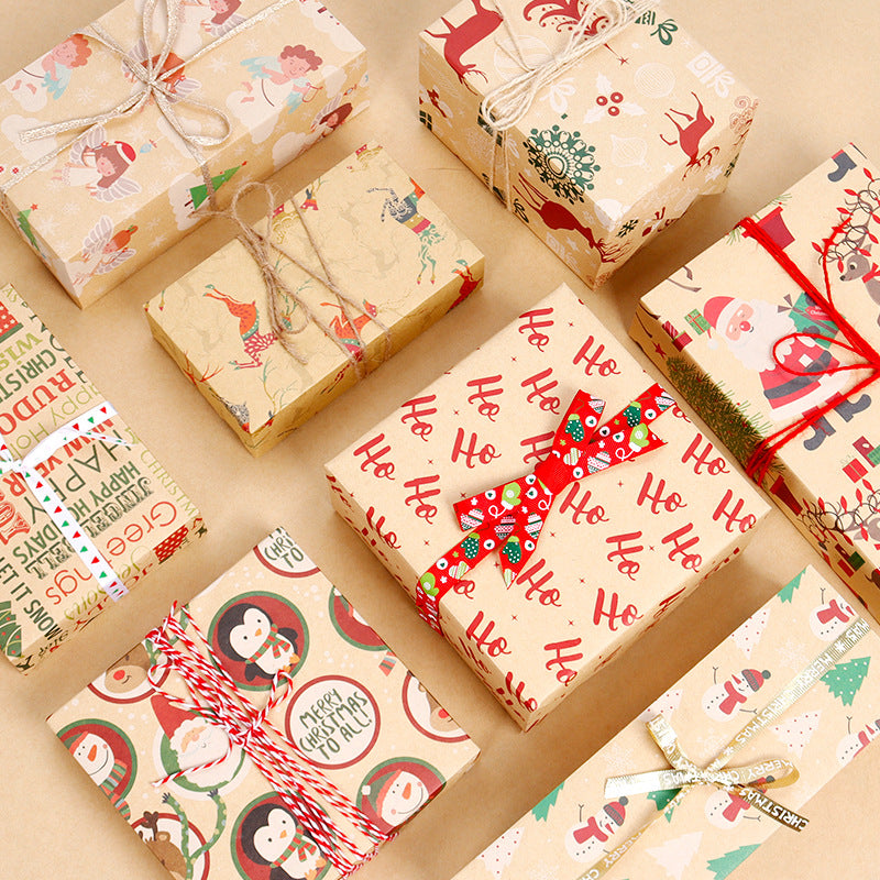 Christmas Character Kraft Gift Wrap – image 3