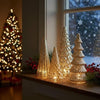 Mini Christmas Tree Decorations, Set of 5 – image 3