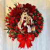 Light-Up Nativity Christmas Wreath with Lantern – 40 cm – image 5
