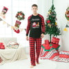 Family Black Santa Sleigh & Plaid Pyjamas – image 2