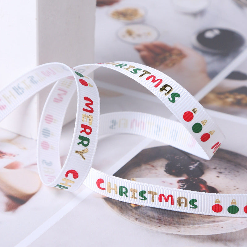 Foil-Print Gift Wrapping Ribbon – image 3