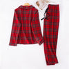 Red Tartan Button-Up Family Christmas Pyjamas – image 2