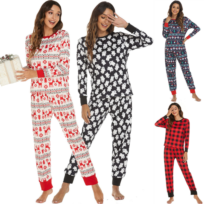 Women's Fair Isle Christmas Pyjamas – Assorted Prints