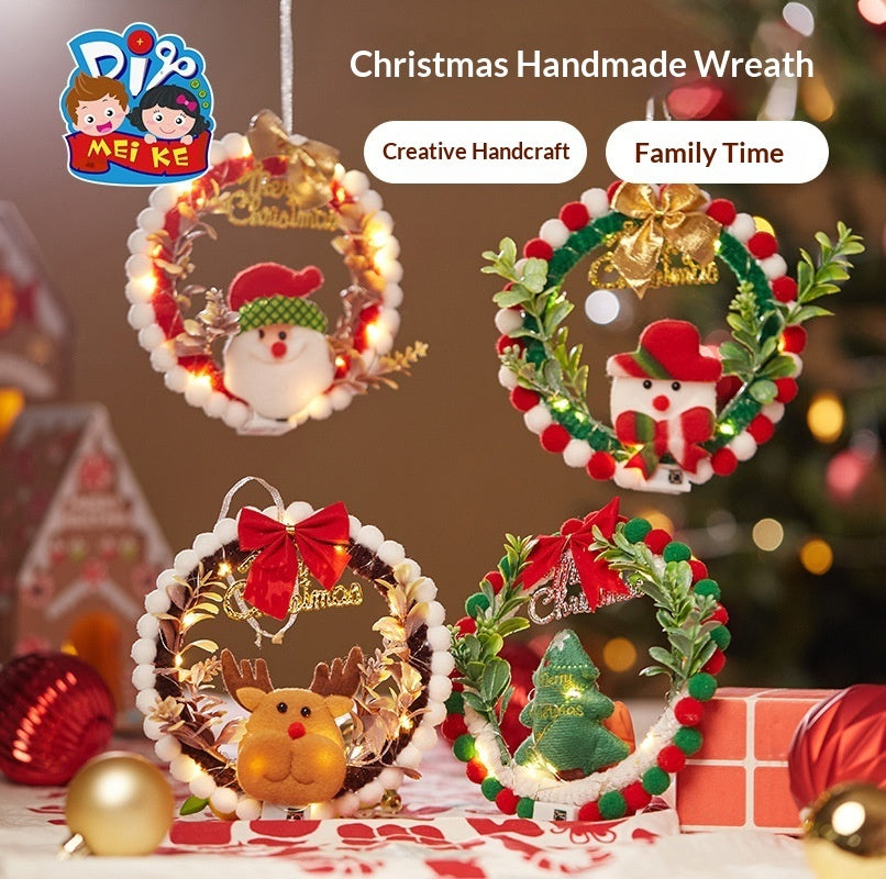 DIY Handmade Christmas Wreath Craft Kit for Kids – image 2