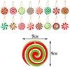 Paper Candy Christmas Decorations, 16 Pieces – image 3