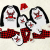 Family Reindeer Raglan & Red Plaid Pyjamas with Dog Top – image 4