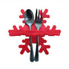 Red Snowflake Laser-Cut Place Mats, Set of 4 – image 3