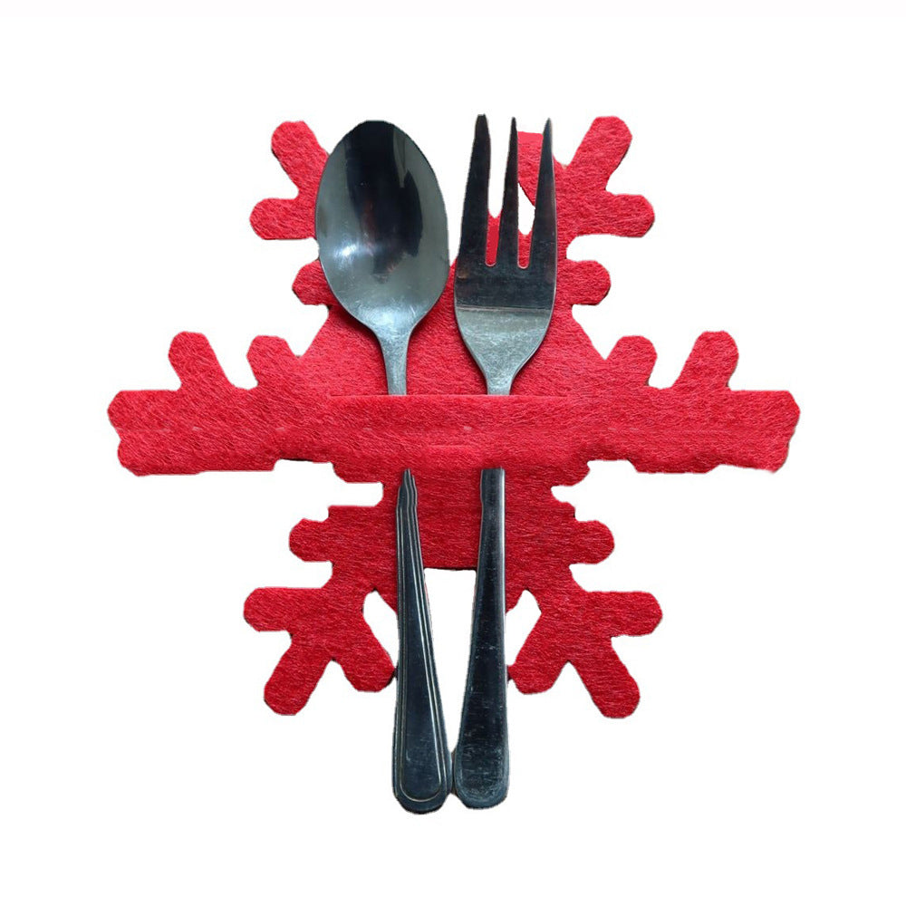 Red Snowflake Laser-Cut Place Mats, Set of 4 – image 3