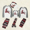 Family Grey Reindeer Raglan Christmas Pyjamas – image 8