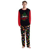 Couples' Green Raglan & Plaid Christmas Pyjamas – image 9