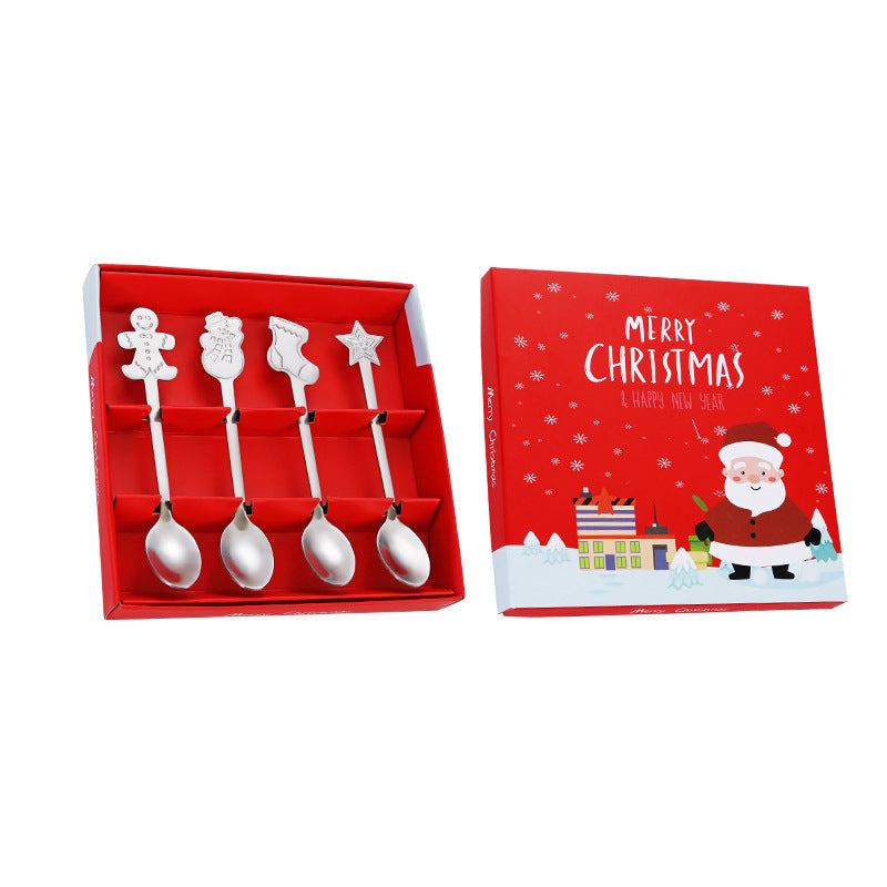 Christmas Coffee Spoon Gift Set, 4 Pieces – image 5