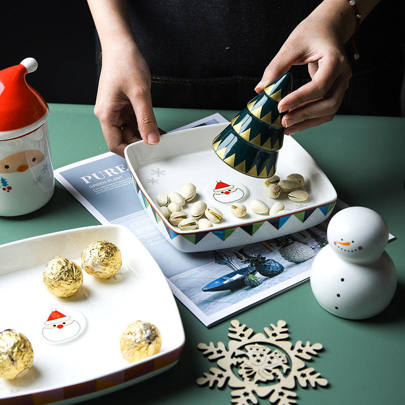 Retro Christmas Porcelain Plates & Mugs – image 5