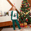 Family White Raglan & Green Plaid Christmas Pyjamas – image 4