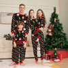 Family Black Santa Print Christmas Pyjamas