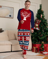 Family Navy & Red Happy Reindeer Pyjamas – image 5