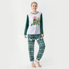 Family Green Stripe Christmas Pyjamas – image 9