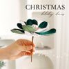 Velvet-Style Christmas Flower, 15 cm – image 4