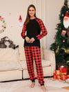 Family Black Raglan & Red Plaid Christmas Pyjamas – image 3