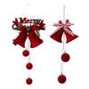 Burgundy Flocked Christmas Ornament – image 5