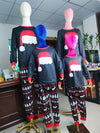 Family Black Santa Hat Raglan & Nordic Pyjamas – image 3