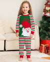 Family Green Santa Red Stripe Christmas Pyjamas – image 5