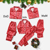 Family Navy Satin Snowflake Christmas Pyjamas – image 2