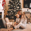 Family White Polka Dot Christmas Pyjamas