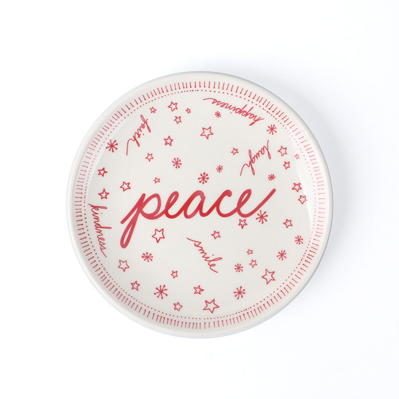 Illustrated Bone China Christmas Plates – image 5