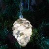 Glass Pine Cone Christmas Ornament