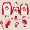Family Reindeer Top & Red Stripe Christmas Pyjamas – image 4