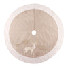 Linen Christmas Tree Skirt, 48 Inches – image 5